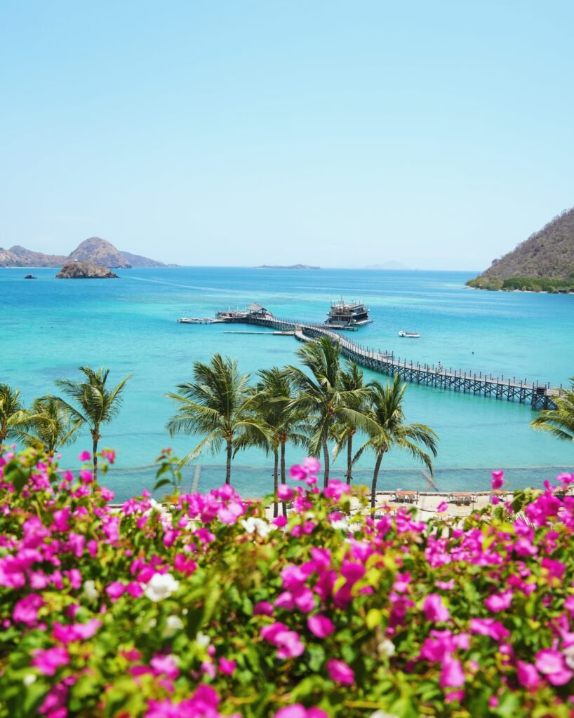 View over the bay from Ayana Komodo Waecicu Beach, Labuan Bajo