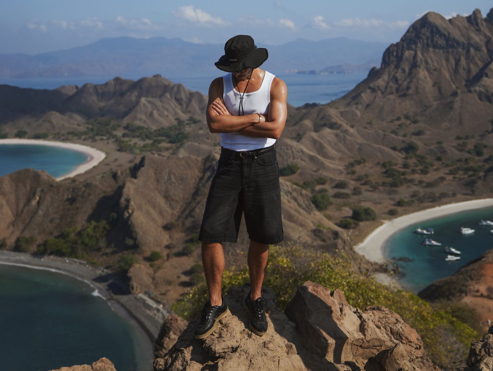 Padar Island viewpoint in Komodo National Park, one of the best things to do in Labuan Bajo