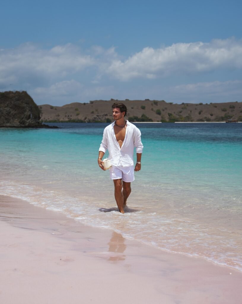 Pink Beach in Komodo National Park, one of the best things to do in Labuan Bajo