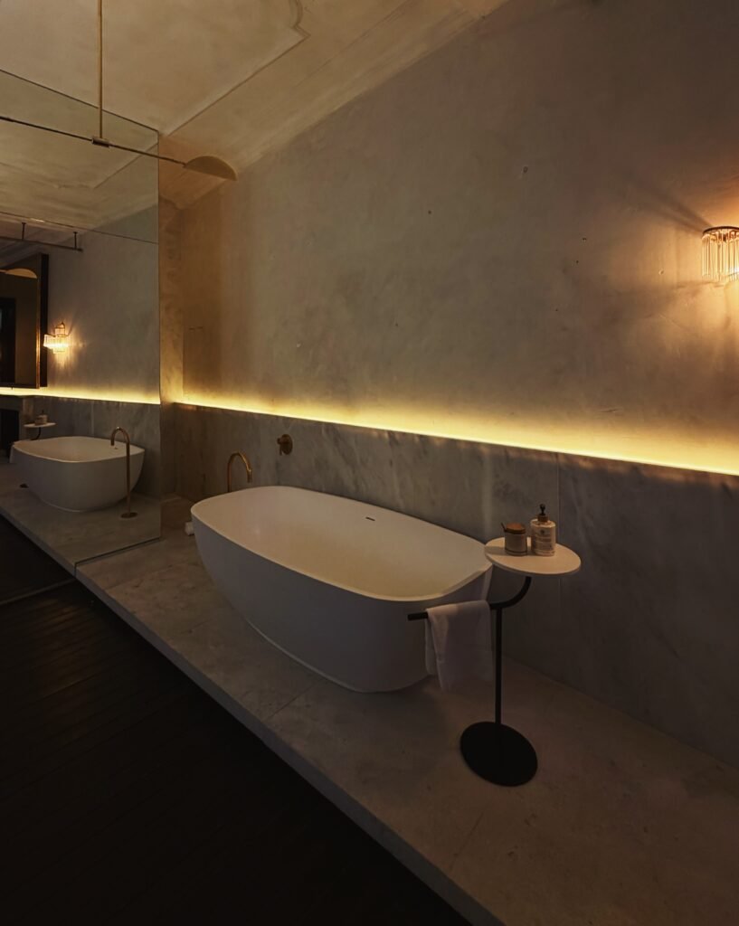 Bathroom at Can Bordoy Grand House and Garden boutique hotel