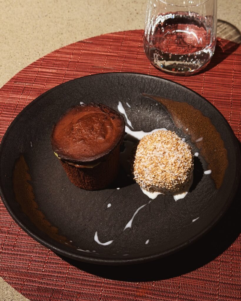 Dessert at De Tokio a Lima restaurant in Palma