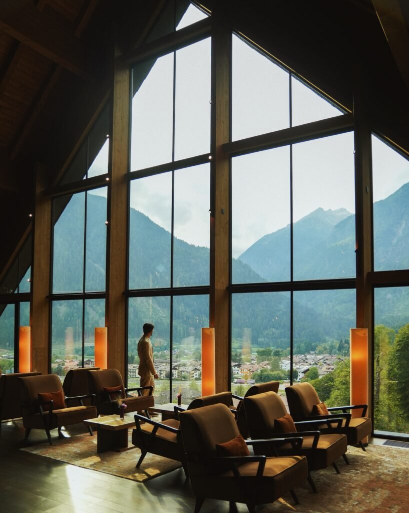 Lounge at Lefay Resort & SPA Dolomiti